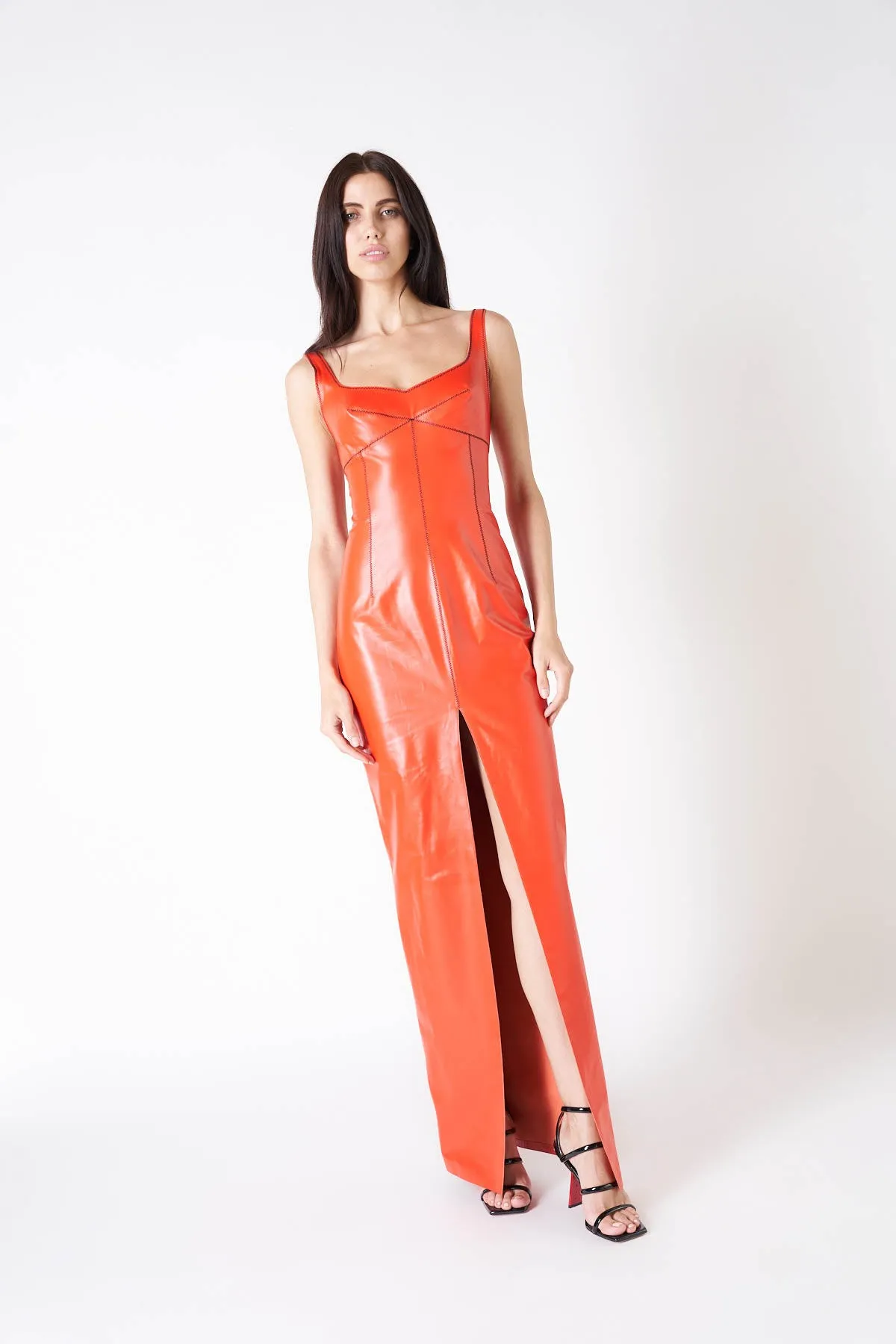 MARNI | LAMBSKIN LEATHER DRESS