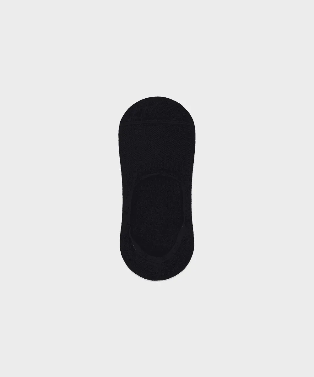 No Show Socks 3-Pack Black